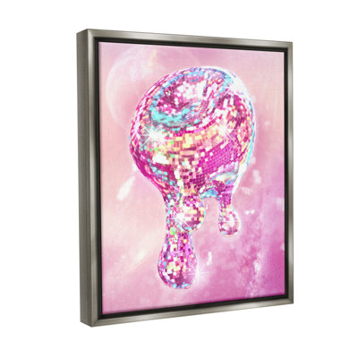 «Dripping Disco Ball Floater Frame» par Ziwei Li sur