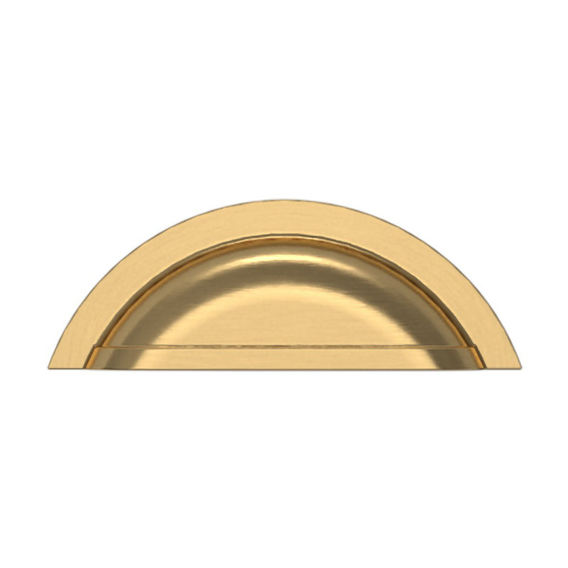 4424 Cup Pull, Satin Brass