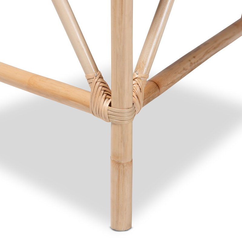 Nancee 20.9'' Tall 3 Legs Rattan End Table Set
