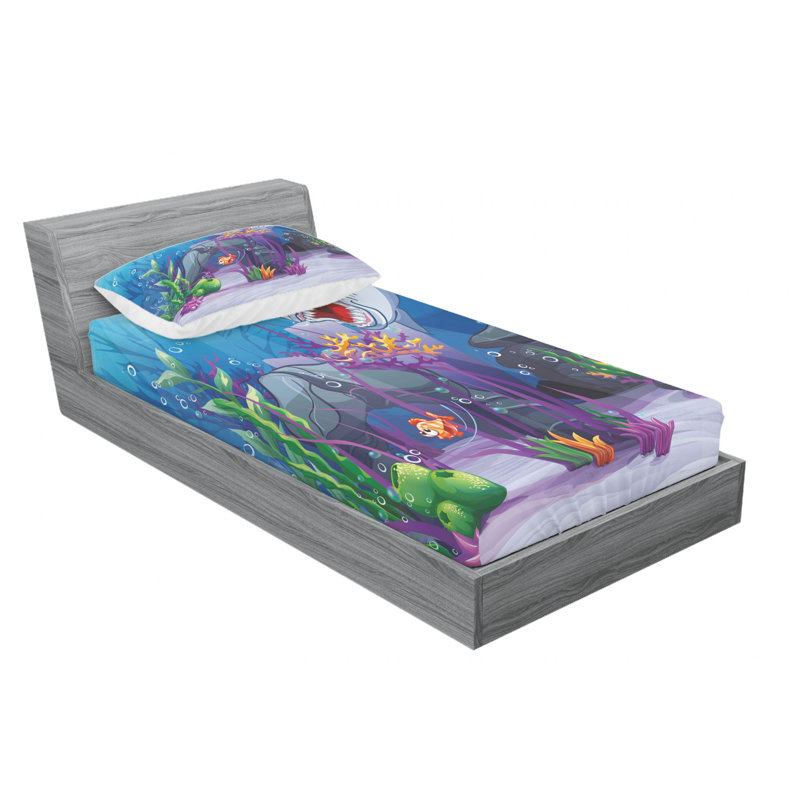 Microfiber Sheet Set, Twin Sheet Set with Fitted Sheet