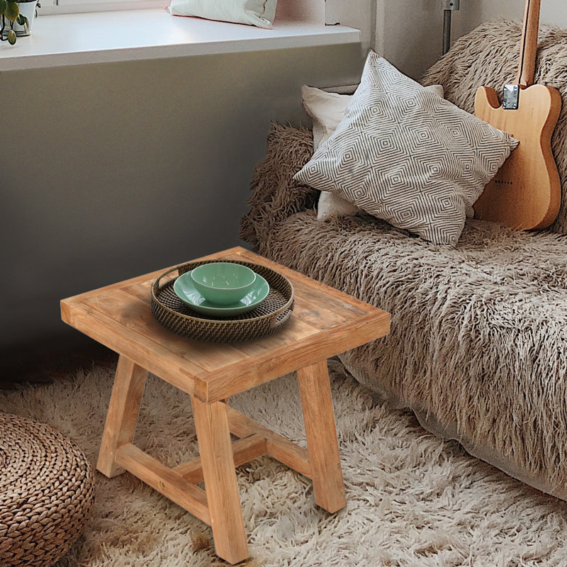 Solid Wood End Table
