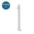Matte Silver Aluminum Baseboard Accessories Flat Joint (Set of 4)-122435332