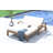 1-Piece Farmhouse-Styled Wooden Outdoor Sunbed For Ultimate Relaxation Outdoor Daybed Seating 2 People-1115576112