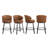 Modern Upholstered Swivel Bar Stools With Metal Frame-1059748621-1059748658