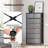Kirklan 7 Drawer Storage Drawer, Gray/Black-164745383
