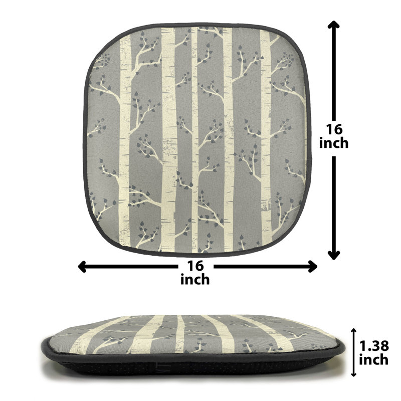 Outdoor 1.38'' Dining Chair Seat Cushion