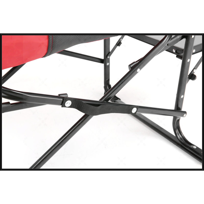 Chaise de camping, Rouge