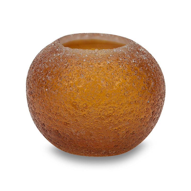 Tivoli 4'' H Glass Tabletop Votive Holder, Amber