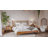 Oliver Solid Wood Platform Bed with Rattan Headboard-359415753-360424246