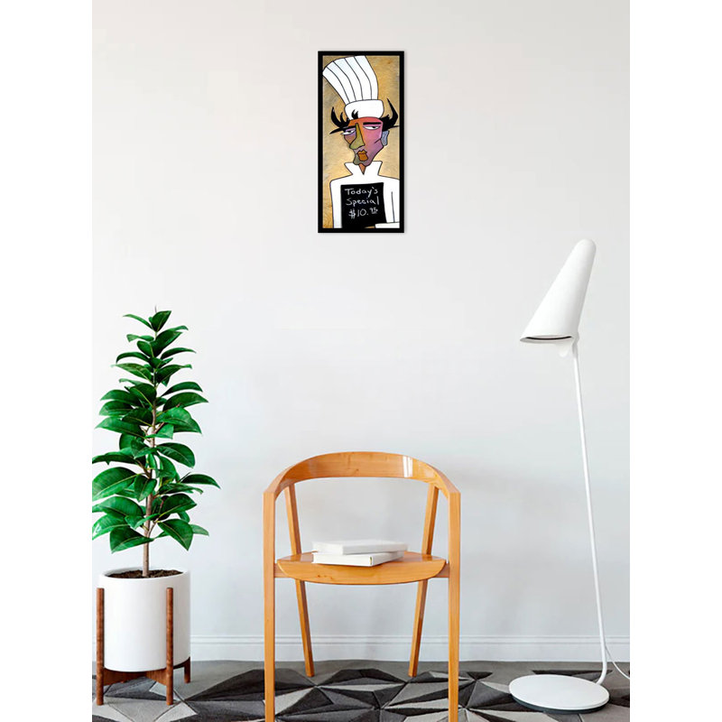 «Special Sauce» par FidoStudio - impression d'art graphique, H 20,5 po x l 8,5 po x P 1,25 po, Papier encadré noir