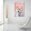 Art mural épique «Flower Crown West Highland Terrier 2» par Furbaby Affiliates-689265990