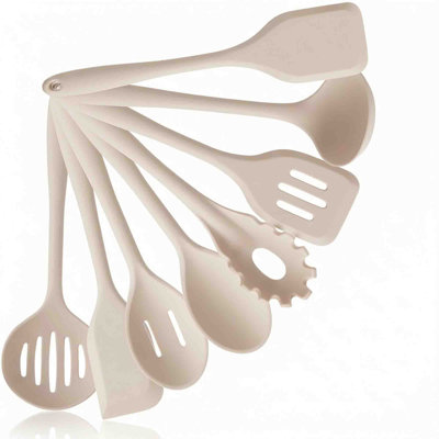 Ensemble de 4 cuillères à cuisson en silicone et louche