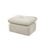 Méridienne compressée confortable avec repose-pieds, idéale pour diverses pièces-420507590