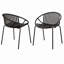 Chaises de salle à manger de patio-1245434937