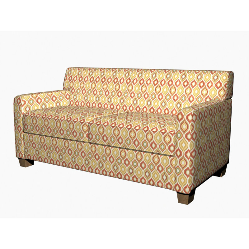 Tissu jacquard, Vert / Rouge