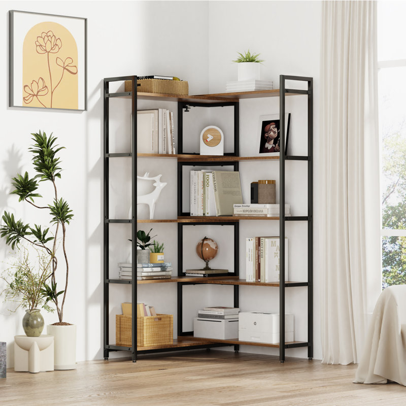 5-layer Corner Bookshelf