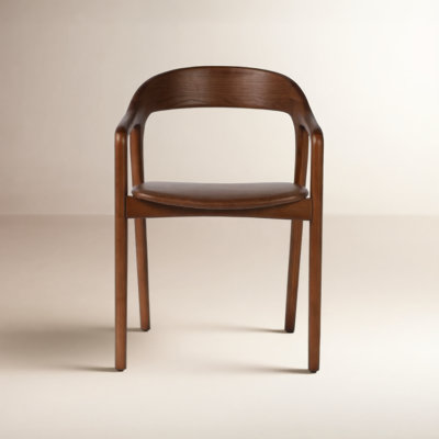 Kayla Leather Dining Armchair