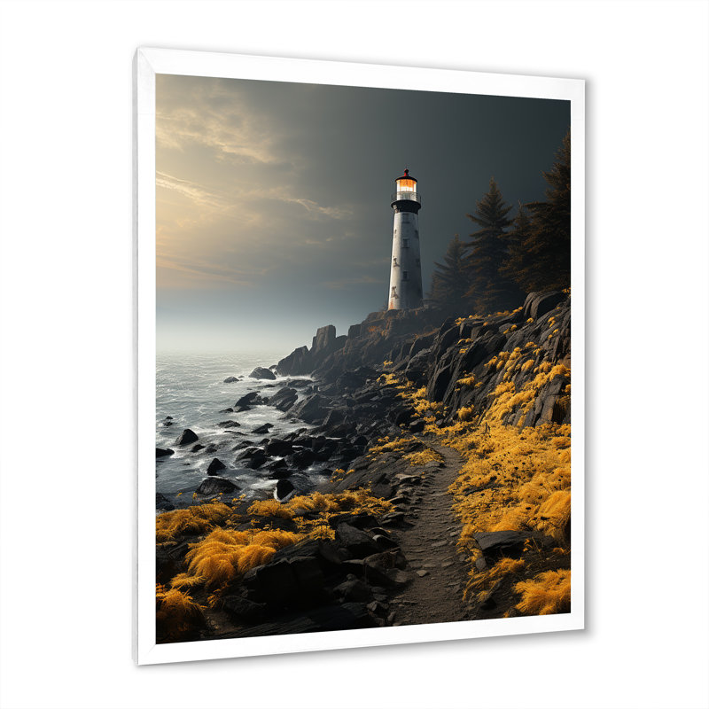 Ciel brumeux Belleview, Cadre photo blanc, H 20 po x l 12 po x P 1 po