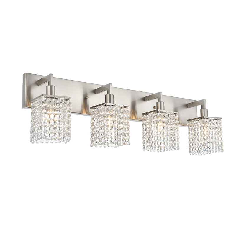 3243W-4 4 - Light Dimmable Vanity Light, Brushed Nickel