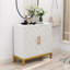 Armoire d'appoint 32 "avec garniture dorée-289095199