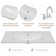 Myhomekeepers 18.03'' Ceramic Rectangular Bathroom Sink