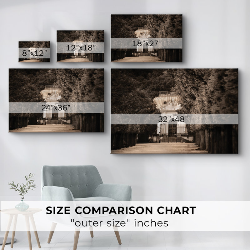 Vienna Walk -Gallery Wrapped Cavas, 18" H x 27" W