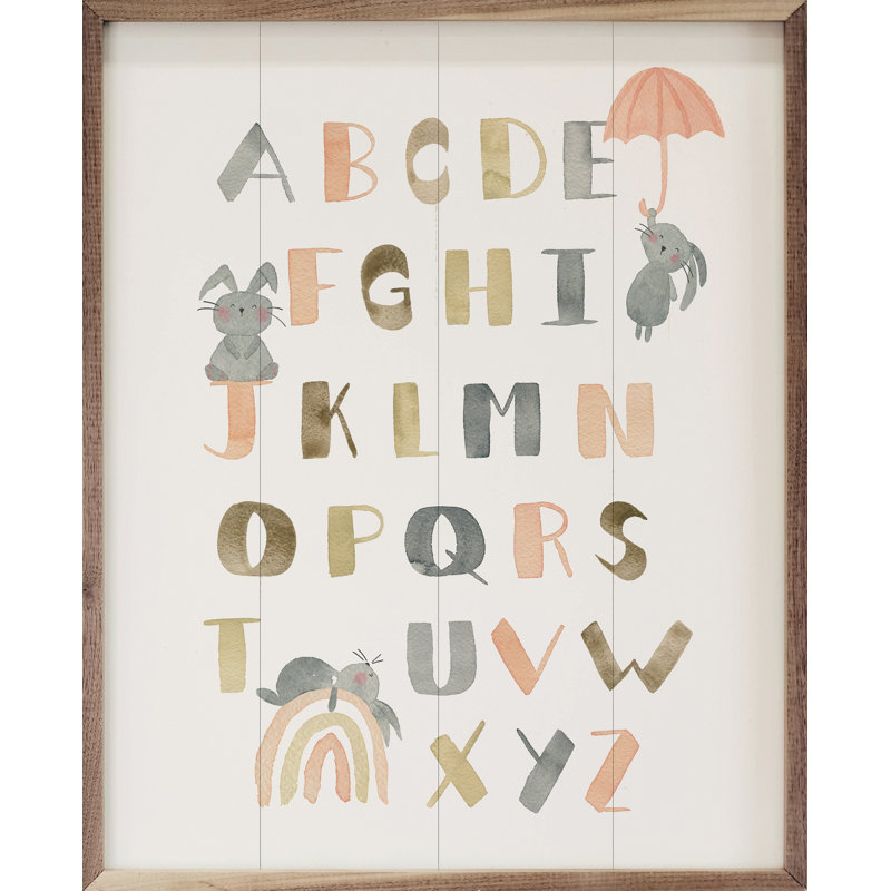 Alphabet par Deane Beesley, H 30 po x l 24 po x P 1 po