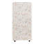 Chaise d'appoint rembourrée Colette avec roulettes-1534172661