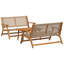 Set Of 3, Teak Look Acacia Rattan, Acacia Wood Medium-1690883524