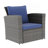 4-Piece Wicker Patio Conversation Set With Glass Table And Blue Cushions-477624453-477624570