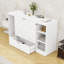 Lit escamotable simple peu encombrant avec garde-robe et tablettes