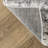 Deedra Modern Abstract Power Loom Performance Gray/White Rug-1615092021
