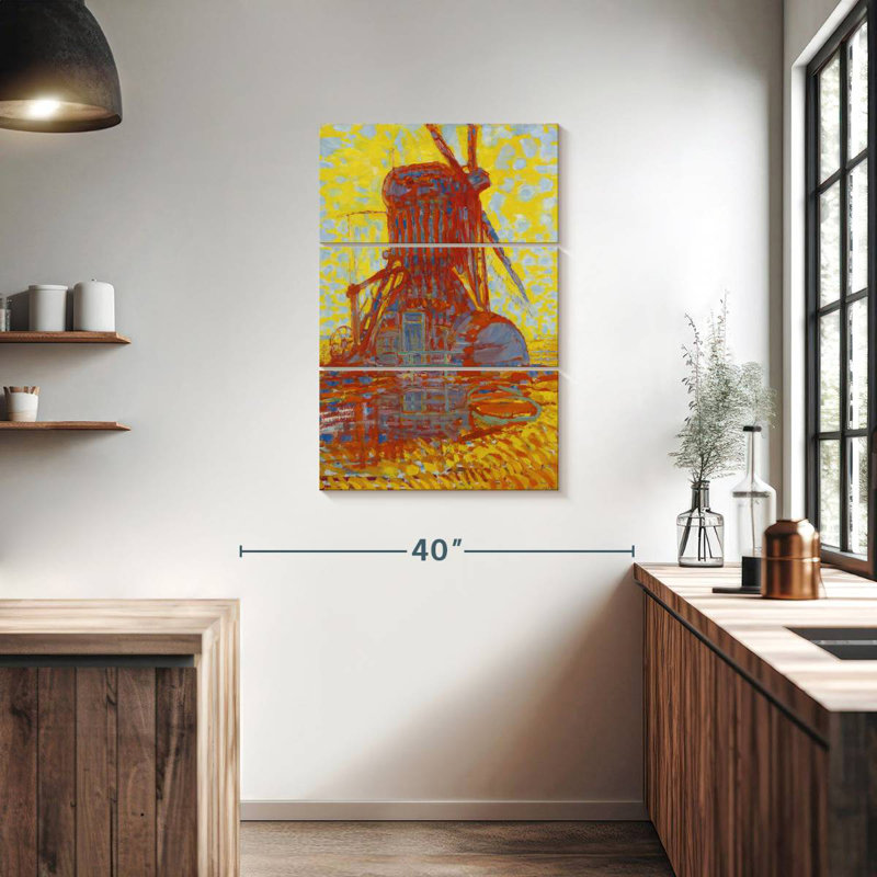 Moulin Avery au soleil, H 38 po x l 24 po