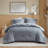 7-Piece Queen Woven Striped Comforter Set