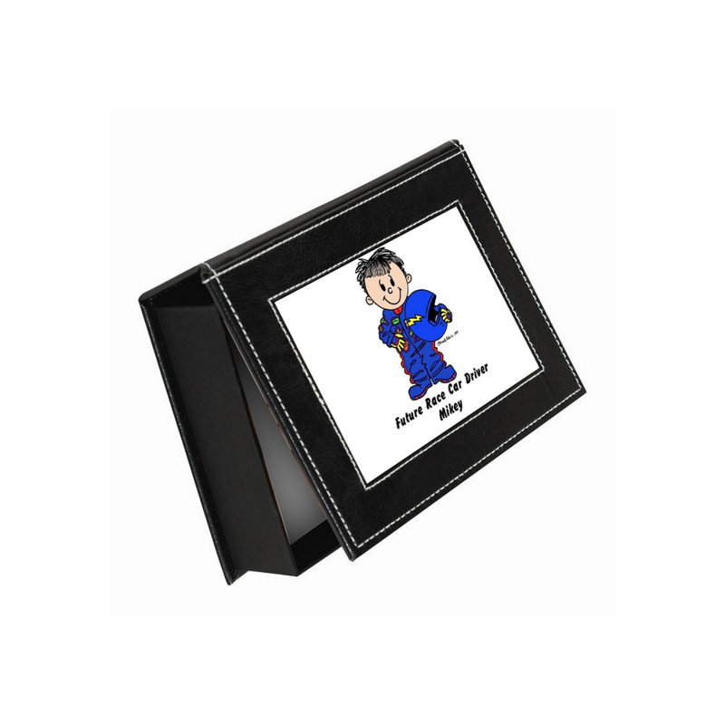 Boîte de mémoire pour pilote de voiture de course à venir personnalisé