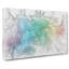 Gentle Rainbow Wonders In Abstract - Wrapped Canvas Painting-55315277