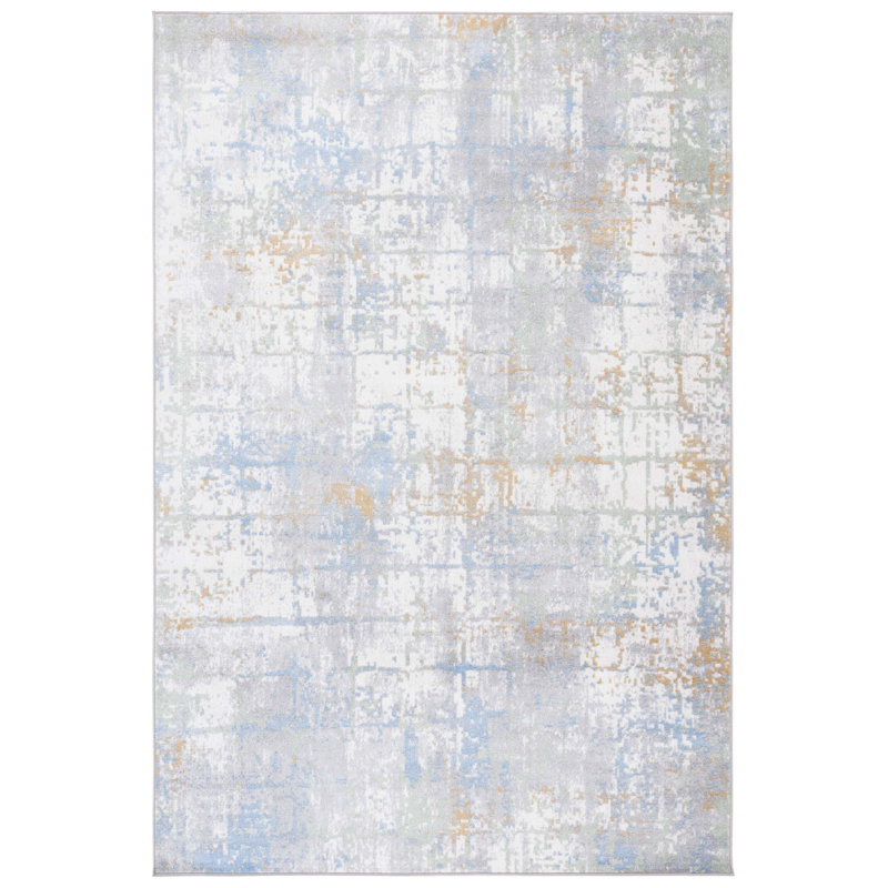 Bayside Performance Machine Washable Abstract Rug, Rectangle 8' x 10'