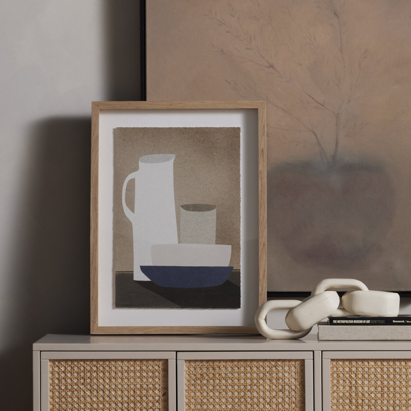 Jug And Bowls Painting by Dan Hobday, 24" H x 18" W x 1.5" D