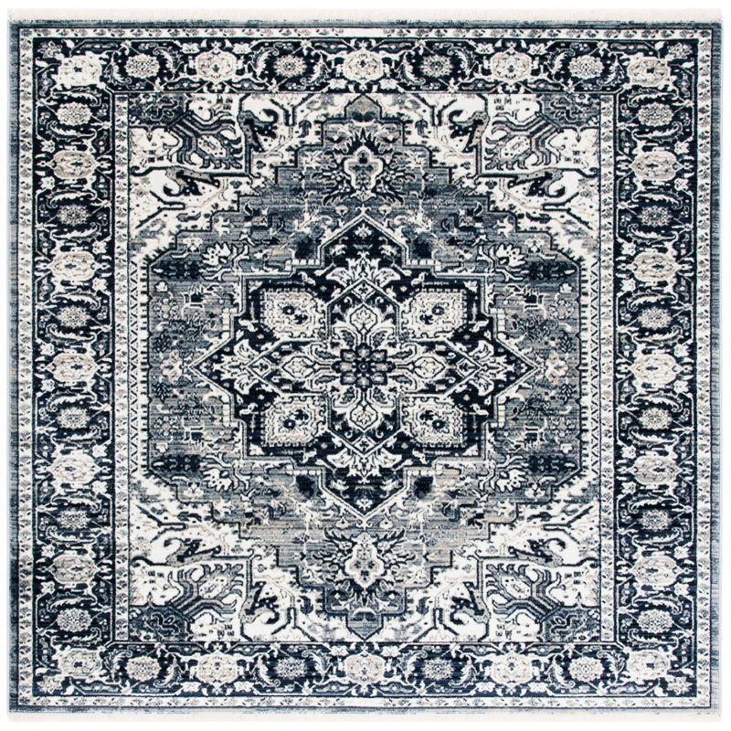 Tapis oriental Herat 300 Performance, Carré 6 pi 7 po