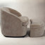 Fauteuil lounge tonneau en chenille haut de gamme avec repose-pieds de rangement-1716956016