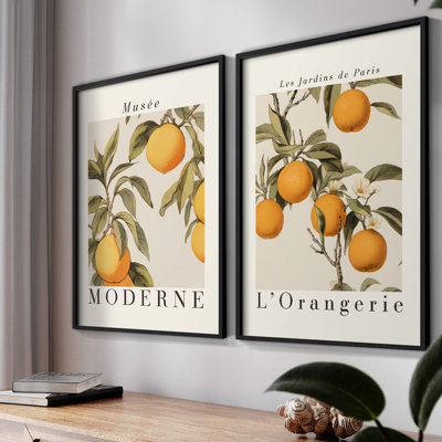 «Vintage Floral L XXVII», 2 pièces sur papier