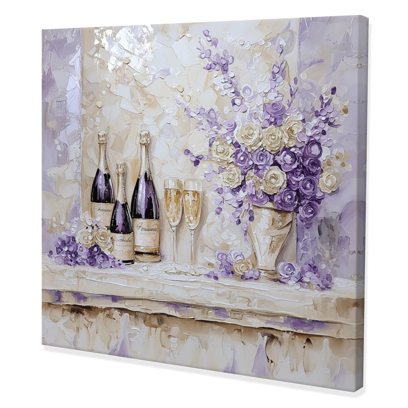 Wine Cellars Majestic In Winter III - Art mural vin et champagne, Toile tendue, Ne s’applique pas, H 30 po x l 30 po