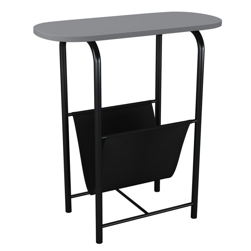 Saybree Nightstand, Grey/Black