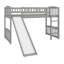 Lit mezzanine avec glissoire, échelle et garde-corps-1177088627