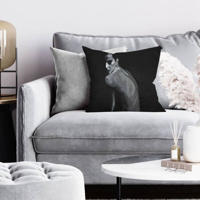 Denuded - 16"x16" Throw pillow - Poly twill - Print on demand