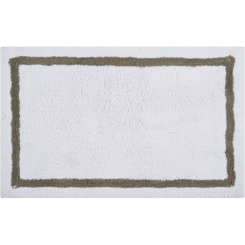 Simmon Non-Slip Bath Rug, Charcoal