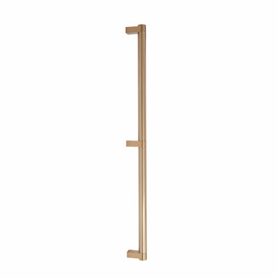 Emtek Select Appliance Pull 24" Center-to-Center w/ Rectangular Stem & Smooth Pull (Back-to-Back Mount)