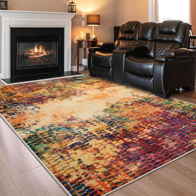 Arrionna Vintage Look Shag Area Rug, Rectangle 120 x 170 cm