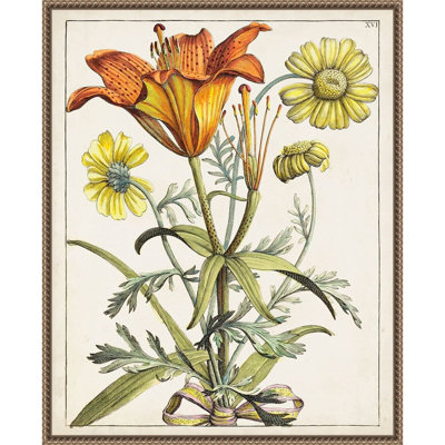 «Dutch Florals V», reproduction d'art sur toile encadrée