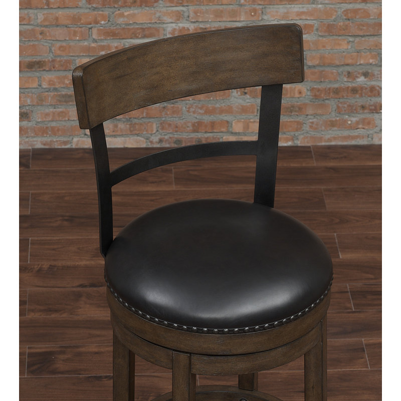Swivel Upholstered Counter Stool, Bar Stool (30" Seat Height)